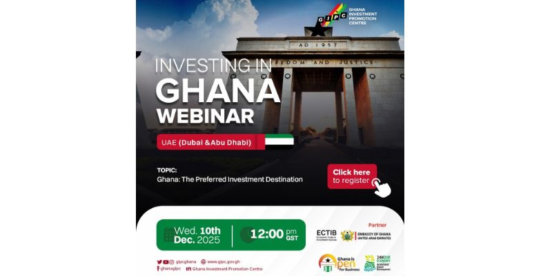 GHANA INVESTMENT PROMOTION CENTER (INVESTING IN GHANA WEBINAR)