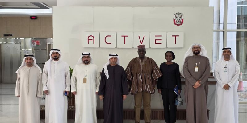 The Ambassador Meets with Heads of TVET in Abu Dhabi