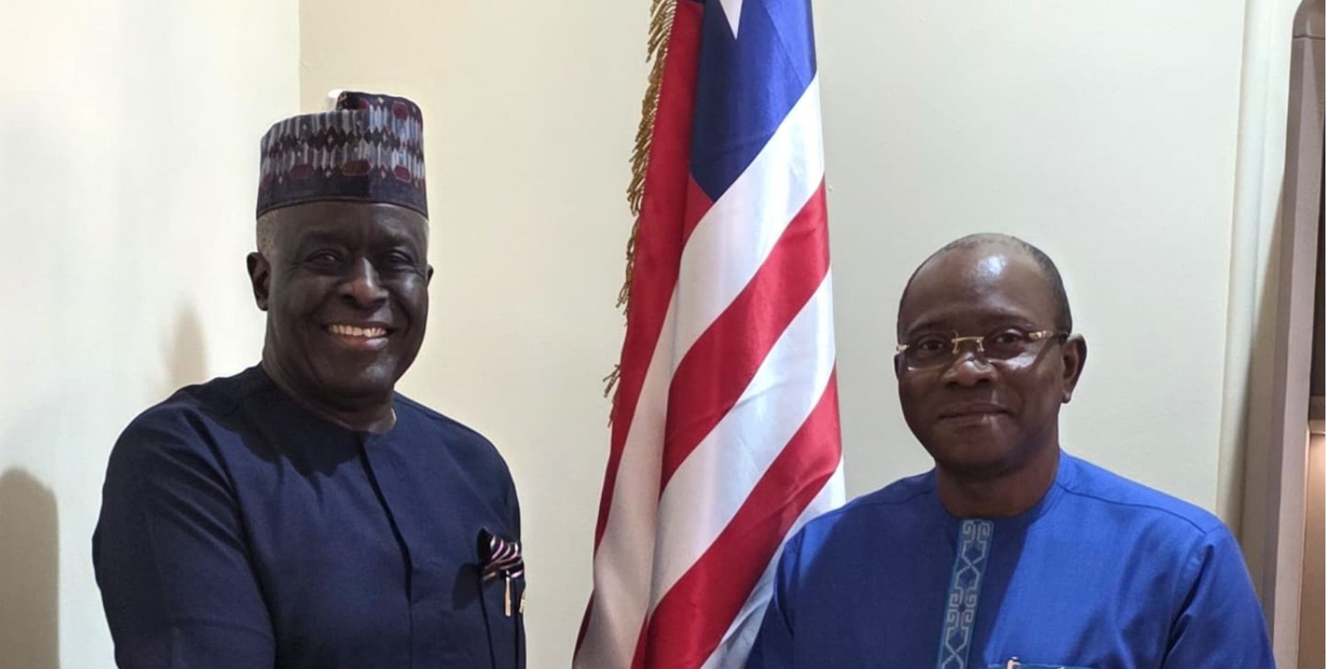 Ambassador HRT Ali visits Liberia’s Ambassador to the United Arab Emirates
