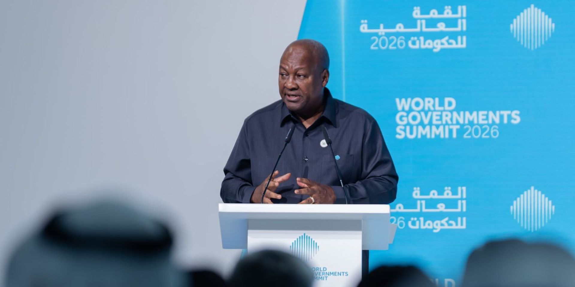 President John Mahama addressed the World Governments Summit in Dubai
